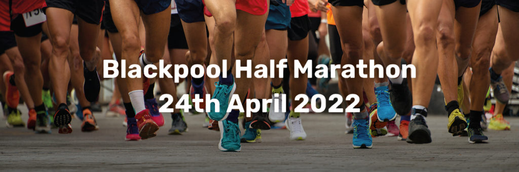 Blackpool Half Marathon 24th April 2022 banner